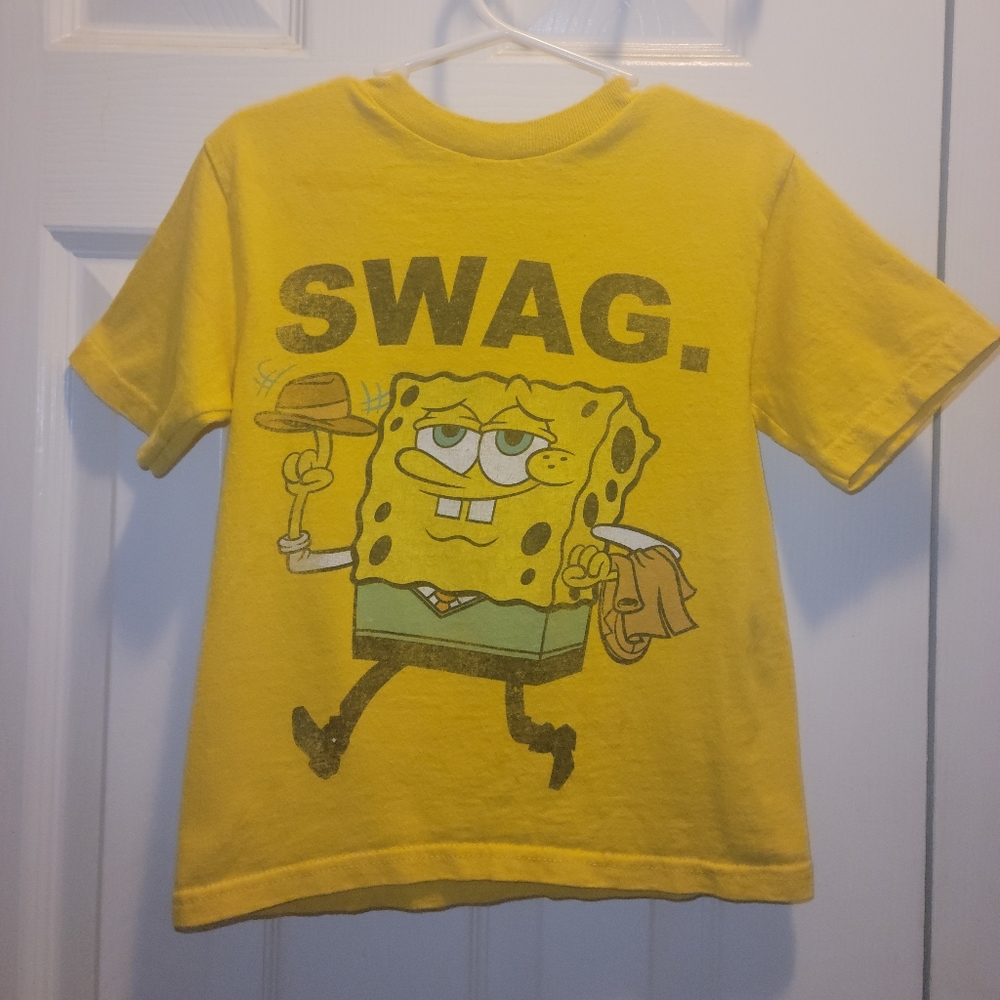 Boys/Girls sized 4 SpongeBob tee shirt